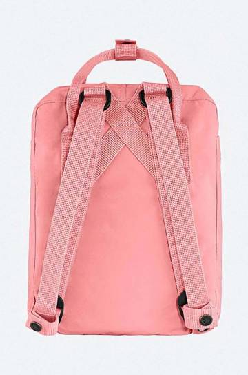 Рюкзак Fjallraven Kanken Mini цвет розовый маленький с аппликацией F23561.312-312 Рюкзак Fjallraven Kanken Mini цвет розовый маленький с аппликацией F23561.312-312
