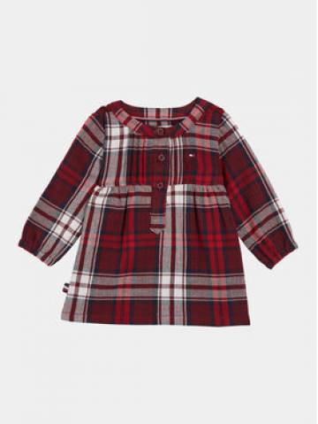 Tommy Hilfiger Повсякденна сукня KN0KN01717 Червоний Regular Fit Tommy Hilfiger Повсякденна сукня KN0KN01717 Червоний Regular Fit