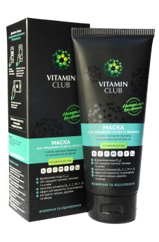 Уценка! Маска VitaminClub для укрепления и роста волос с маслом зародышей пшеницы и комплексом витаминов, 200 мл