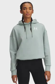 Женское мятное худи UA Icon Fleece OS Hoodie Ментоловый XS Under Armour 1379495-349