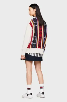 Кардиган TH х CLOT  (унисекс) Разноцветный M Tommy Hilfiger MW0MW34883