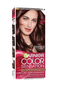 Стойкая крем-краска для волос Garnier Color Sensation 4.15 Ледяной каштан, 110 мл