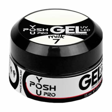 Однофазный гель для наращивания ногтей You Posh Builder Gel 07 Молочный, 30 мл Однофазный гель для наращивания ногтей You Posh Builder Gel 07 Молочный, 30 мл