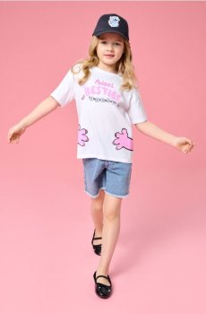 Бавовняні джинсові шорти - синій