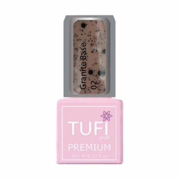База для гель-лака Tufi profi Premium Granite Base 02 Пастельний беж, 8 мл База для гель-лака Tufi profi Premium Granite Base 02 Пастельний беж, 8 мл
