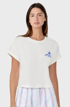 Женская белая футболка SHELLSEA Белый S Etam 6553627