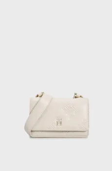 Женская бежевая сумка TH REFINED CROSSOVER MONO Бежевый ONESIZE Tommy Hilfiger AW0AW15727