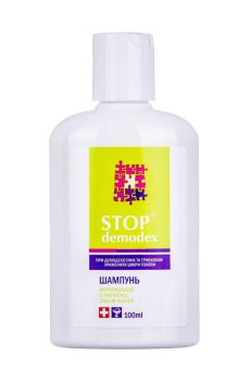 Шампунь ФітоБіоТехнології Stop Demodex при демодекозных и грибковых поражениях кожи головы, 100 мл