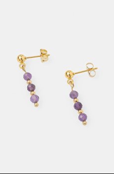 Серьги ручной работы с аметистом Answear.LAB