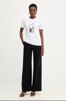 Хлопковая футболка Karl Lagerfeld IKON