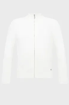 Мужской белый кардиган Белый L Karl Lagerfeld 563304.655016;60