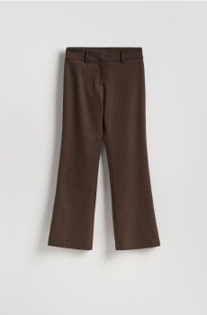 Reserved - Штани в смужку - темно коричневий - 497HV-89X