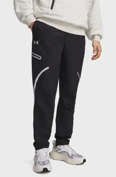 Мужские черные спортивные брюки UA Unstoppable Cargo Pant-BLK Черный L Under Armour 1390256-004