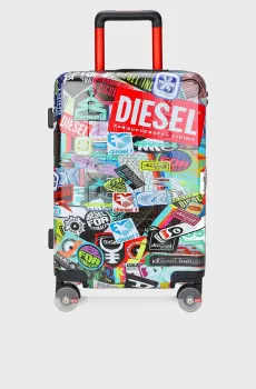 Чемодан PC PRINTED TROLLEY-STICKERS Разноцветный S Diesel DSL004.1