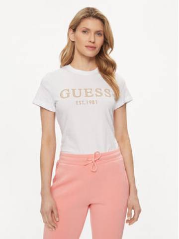 Guess Футболка Nyra V4GI01 I3Z14 Білий Regular Fit Guess Футболка Nyra V4GI01 I3Z14 Білий Regular Fit