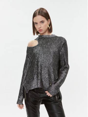 Pinko Светр Piranha 102232 A1A3 Срібний Regular Fit Pinko Светр Piranha 102232 A1A3 Срібний Regular Fit