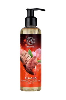 Масло косметическое для чувственного массажа Ароматика Almond Sensual Massage Oil Миндаль, 200 мл