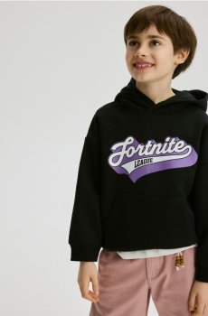 Reserved - Худі з принтом Fortnite - чорний - 636HR-99X