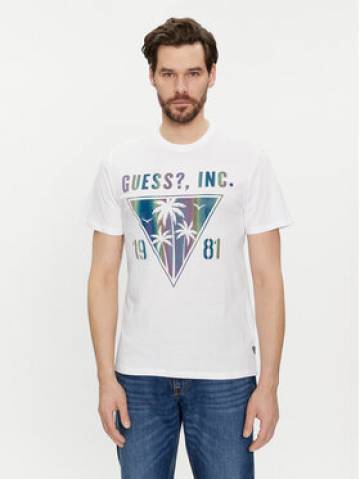 Guess Футболка M4GI47 K9RM1 Білий Slim Fit Guess Футболка M4GI47 K9RM1 Білий Slim Fit