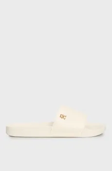 Женские белые слайдеры TH MONOGRAM POOLSIDE Белый 37 Tommy Hilfiger FW0FW08525