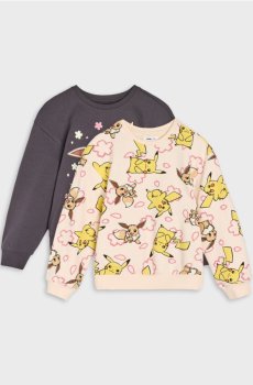 Світшот crewneck Pokémon 2 pack - темно-сірий