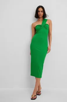 Женское зеленое платье Зеленый XXS NA-KD 1018-010550