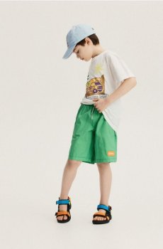 Reserved - Бавовняні шорти - зелений - 768HN-77X