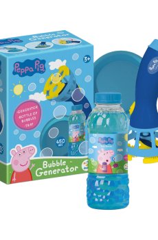 Генератор мыльных пузырей DoDo Peppa Pig, на батарейках, от 3 лет, 450 мл (200613)