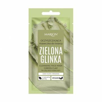 Очищающая маска для лица из зеленой глины Marion Green Clay Cleansing Face Mask, 8 мл Очищающая маска для лица из зеленой глины Marion Green Clay Cleansing Face Mask, 8 мл