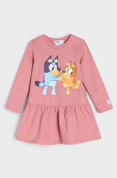 Сукня з пеплумом Bluey - пастельний рожевий