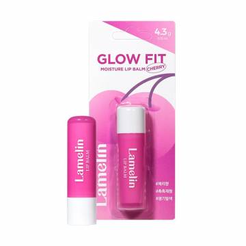 Бальзам для губ Lameline Glow Fit Moisture Lip Balm Cherry, 4.3 г Бальзам для губ Lameline Glow Fit Moisture Lip Balm Cherry, 4.3 г