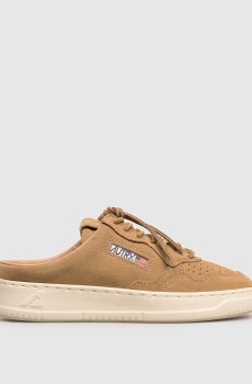 Коричневые замшевые кроссовки-мюли Medalist