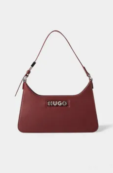 Женская бордовая сумка Красный UNI HUGO 11549