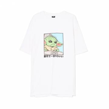 Cropp - Футболка з принтом Baby Yoda - кремовий Cropp - Футболка з принтом Baby Yoda - кремовий