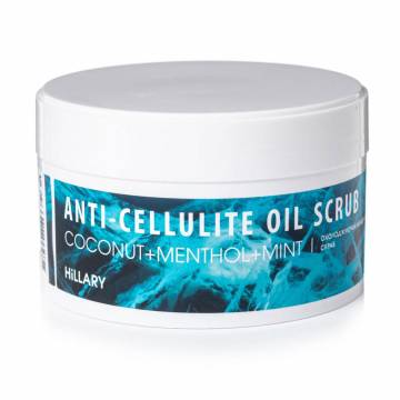 Антицеллюлитный охлаждающий скраб для тела Hillary Anti-Cellulite Oil Scrub, 200 г Антицеллюлитный охлаждающий скраб для тела Hillary Anti-Cellulite Oil Scrub, 200 г