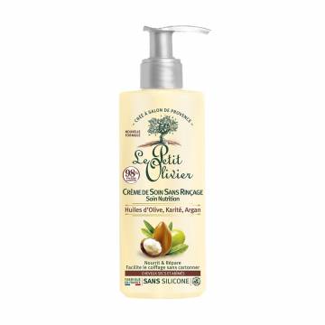 Крем-уход Le Petit Olivier Olive, Shea, Argan Oils No-Rinse Hair Care для сухих и поврежденных волос, 200 мл Крем-уход Le Petit Olivier Olive, Shea, Argan Oils No-Rinse Hair Care для сухих и поврежденных волос, 200 мл