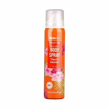 Антиперспирант-спрей для тела Bradoline Beauty 4 Body Spray Antiperspirant Tahiti Dream женский, 75 мл Антиперспирант-спрей для тела Bradoline Beauty 4 Body Spray Antiperspirant Tahiti Dream женский, 75 мл