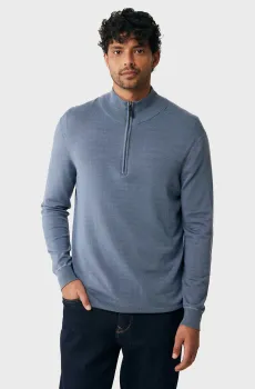 Мужская голубая кофта JAMES Голубой S Mexx MF006600643M