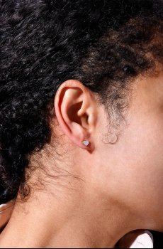 Серебряные серьги с позолотой Design Letters