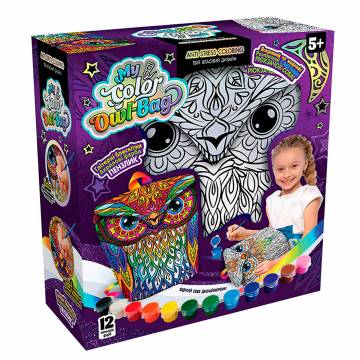 Набір для розфарбовування Danko toys My color owl-bag Рюкзачок-сова (COWL-01-01U) Набір для розфарбовування Danko toys My color owl-bag Рюкзачок-сова (COWL-01-01U)