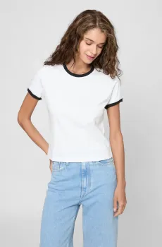 Женская белая футболка Белый XS PRPY PWTSHGOK0034