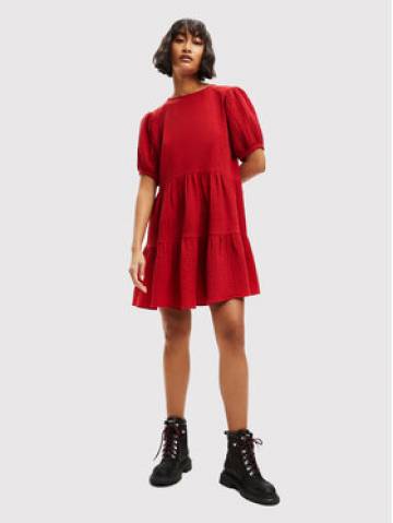 Desigual Повсякденна сукня Luna 22WWVW73 Червоний Regular Fit Desigual Повсякденна сукня Luna 22WWVW73 Червоний Regular Fit