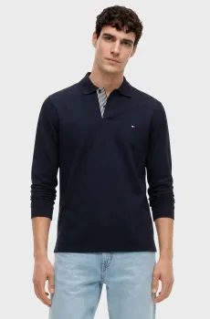 Мужское темно-синее поло MERCERISED Синий L Tommy Hilfiger MW0MW44339