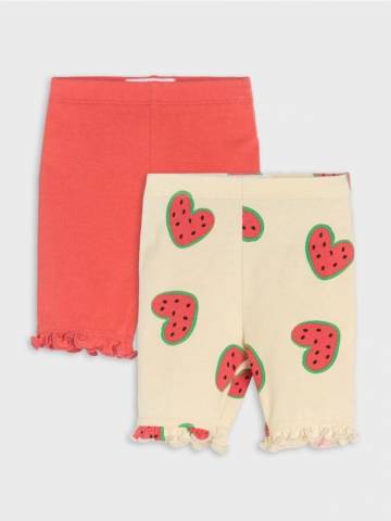 Легінси, 2 пари - нюдовий