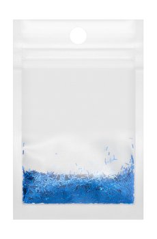 Стружка-соломка для декора ногтей Nails Molekula Professional 02 Синий (ML1158)