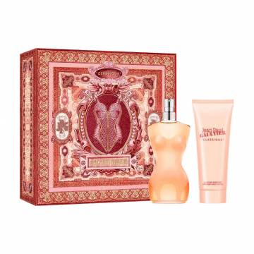 Парфюмированный набор Jean Paul Gaultier Classique женский (туалетная вода, 50 мл + лосьон для тела, 75 мл) Парфюмированный набор Jean Paul Gaultier Classique женский (туалетная вода, 50 мл + лосьон для тела, 75 мл)