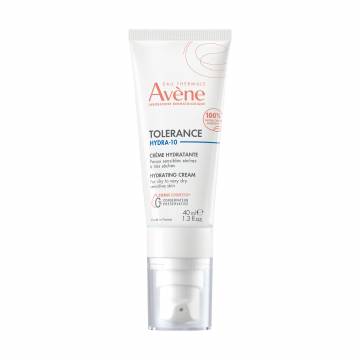 Увлажняющий крем для лица Avene Tolerance Hydra-10 Hydrating Cream с гиалуроновой кислотой и термальной водой, 40 мл Увлажняющий крем для лица Avene Tolerance Hydra-10 Hydrating Cream с гиалуроновой кислотой и термальной водой, 40 мл