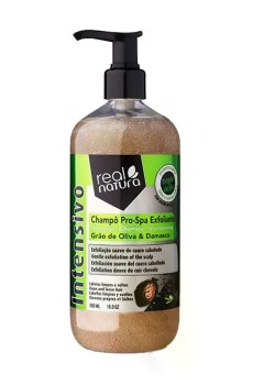 Шампунь-скраб для глубокой очистки кожи головы Real Natura Sem Sal Pro-Spa Exfoliante, 500 мл