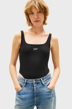 Женское черное боди SLIVER Черный S Tommy Jeans DW0DW22311