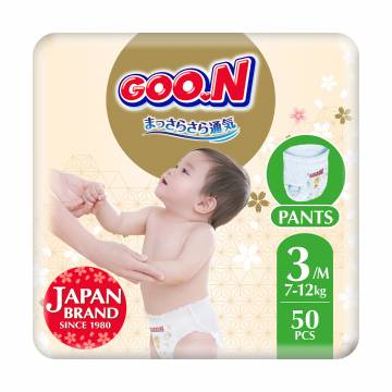 Трусики-подгузники Goo.N Premium Soft унисекс, размер 3(M) (для детей 7-12 кг), 50 шт Трусики-подгузники Goo.N Premium Soft унисекс, размер 3(M) (для детей 7-12 кг), 50 шт